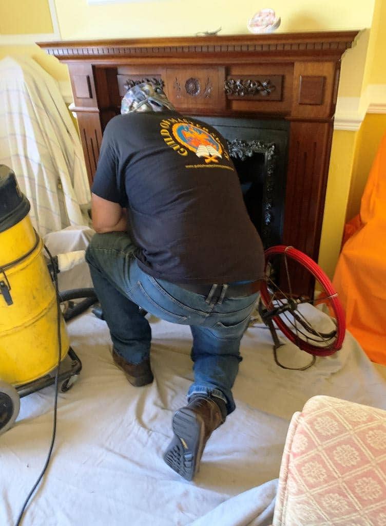 chimney sweep in birmingham house